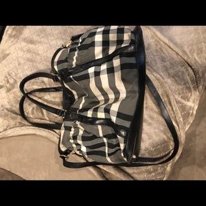 Burberry diaper bag.  Good condition.